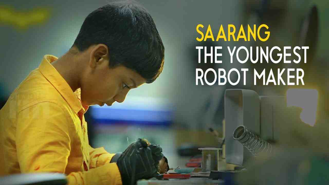 Saarang Sumesh 8 year old genius is India's Youngest robot maker