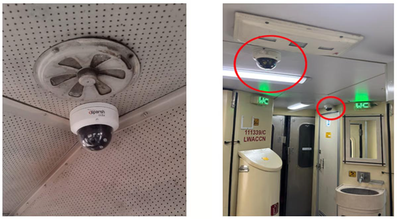 ട്രെയിനുകളിൽ CCTV അനുമതി