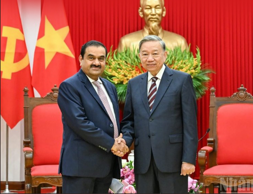 Gautam Adani met Vietnam's Communist Party General Secretary
