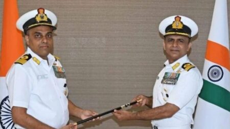 Varghese Mathew Naval Officer in Charge Kerala