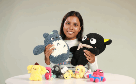 Kochi teen Subbalakshmi earns thousands through crochet business