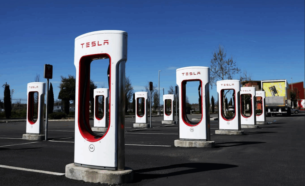 Tesla Opens First Supercharging Hub In India