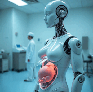 Robotic pregnancy in China