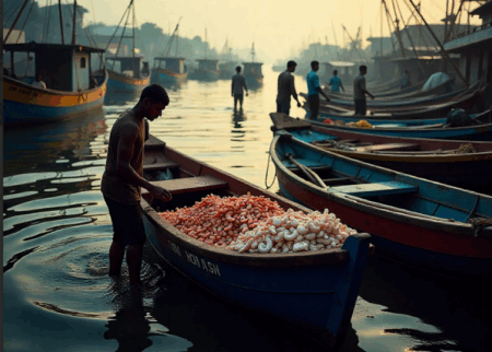 Kerala seafood exports decline