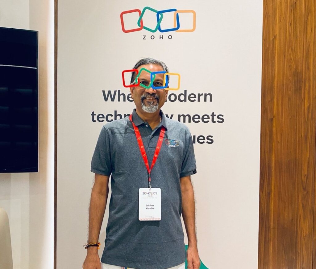 Sridhar Vembu Zoho bootstrapped rural India

