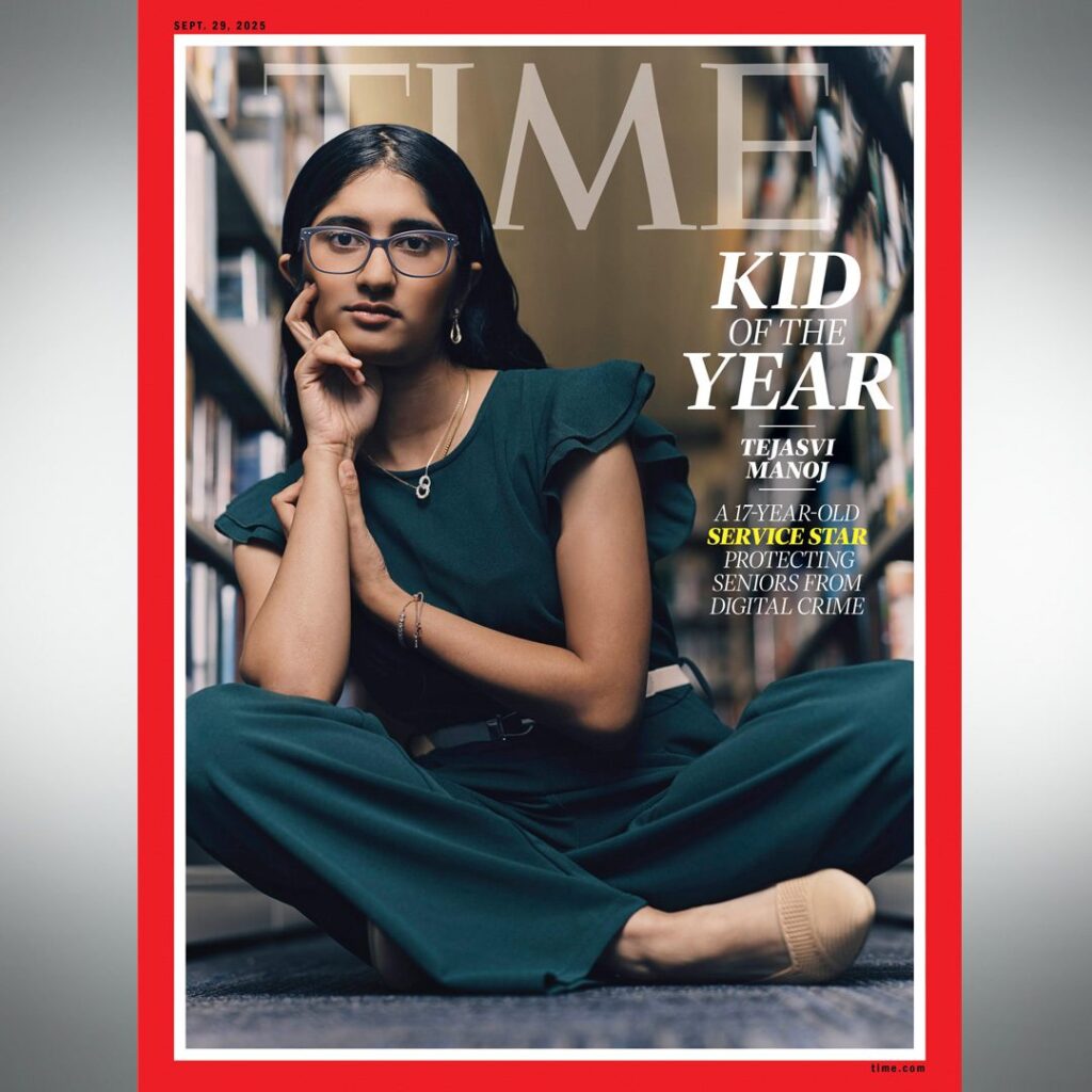 Tejasvi Manoj, TIME’s Kid Of The Year
