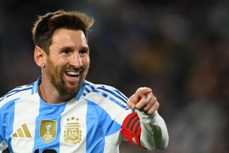 messi arrival africa