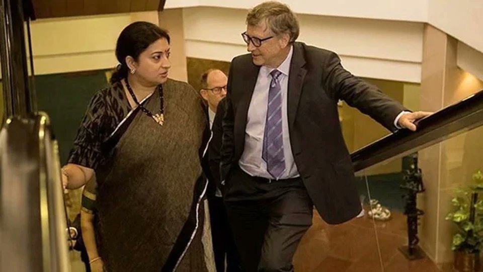 bill gates smriti irani tv series