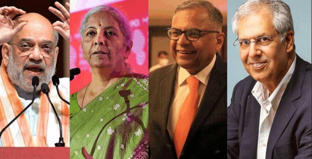 tata group meets amit shah nirmala sitharaman