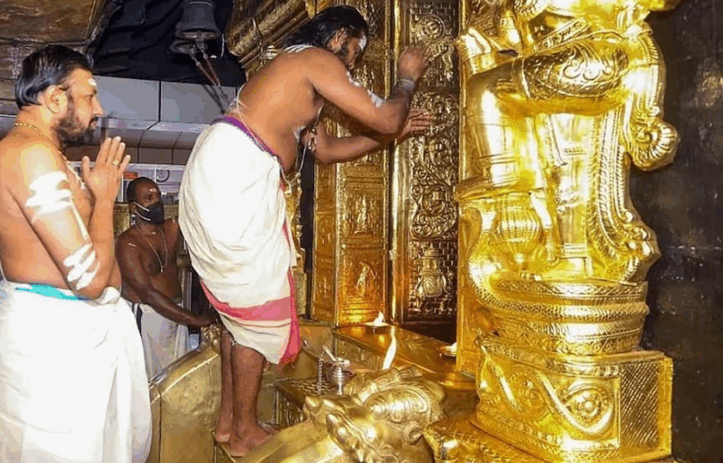 sabarimala gold plating