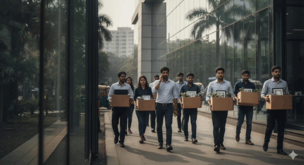 indian tech startup layoffs