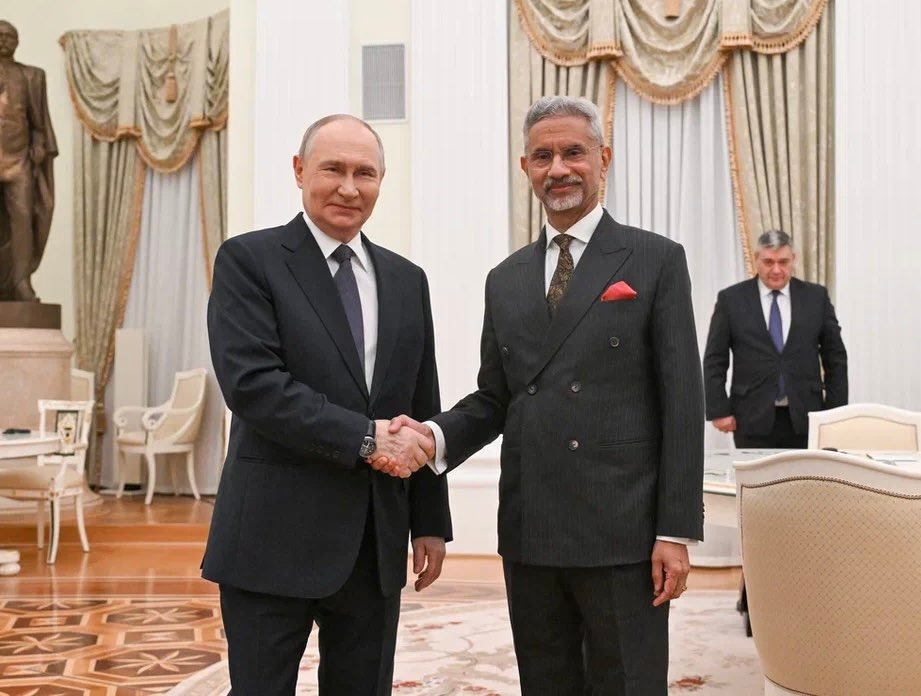 S. Jaishankar meets Vladimir Putin