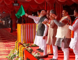 PM Modi flags off four Vande Bharat trains