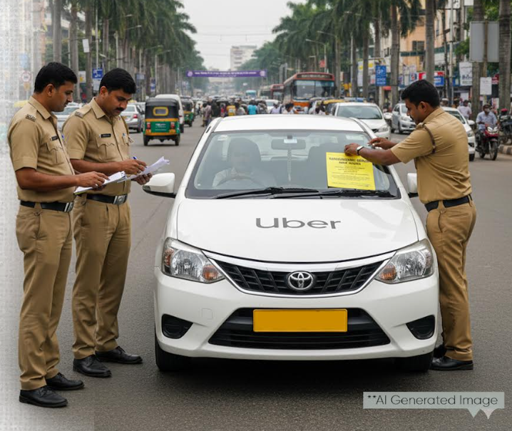 Uber Ola illegal Kerala MVD policy