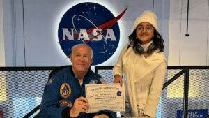 Malayali student visits NASA
