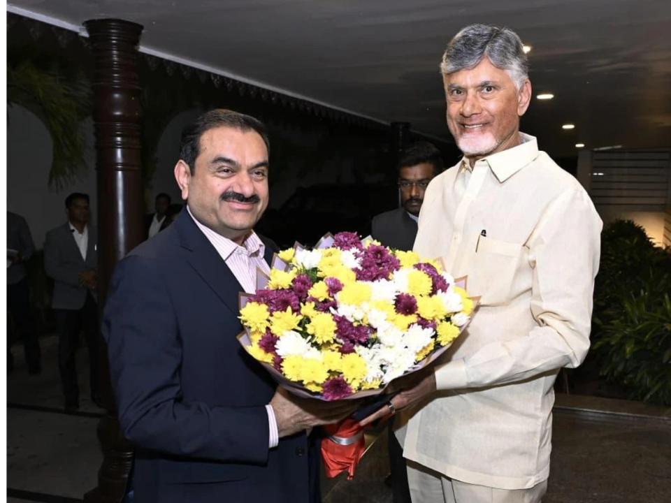 Adani Chandrababu Naidu Key Projects