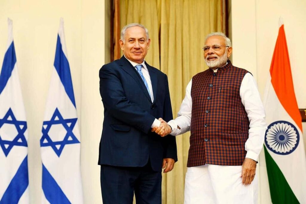 Modi Netanyahu Gaza Peace
