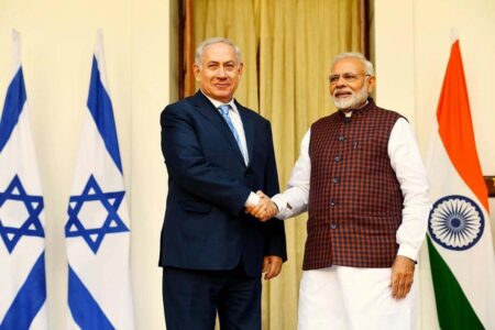 Modi Netanyahu Gaza Peace