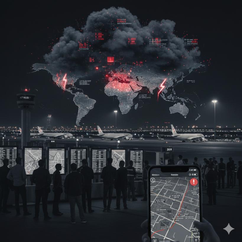 GPS spoofing Indian airports