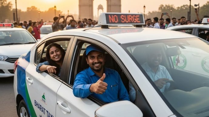 Bharat Taxi cooperative ride-hailing model