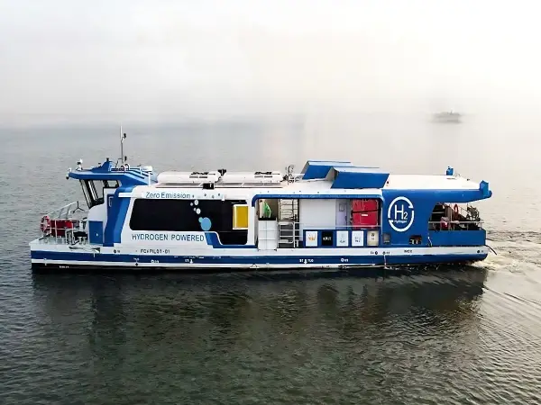 India's first hydrogen fuel cell passenger vessel