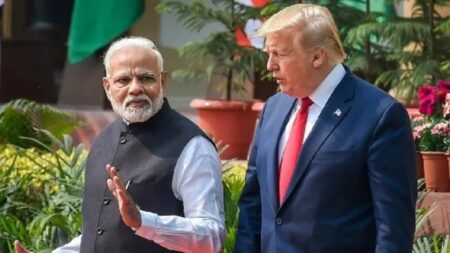 PM Modi Trump Phone Call