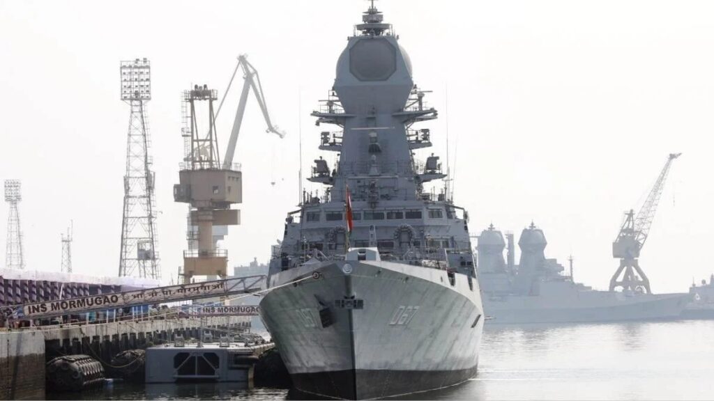 Indian Navy warship commissioning