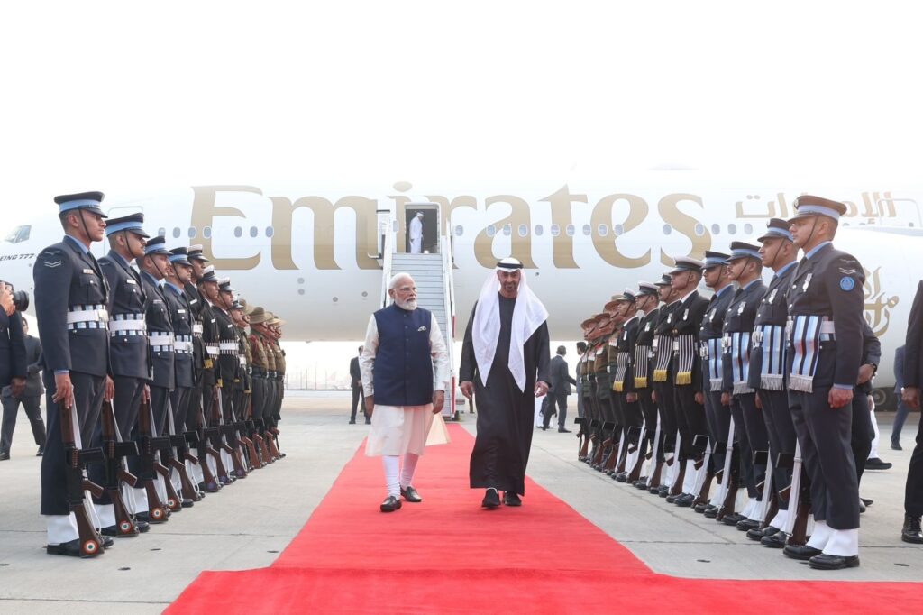 UAE President India Visit
