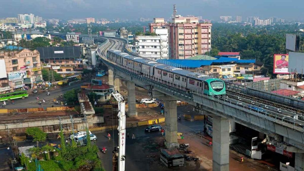 Kochi Metro New Year ridership