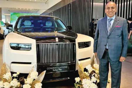 ravi pillai rolls royce phantom centenary edition