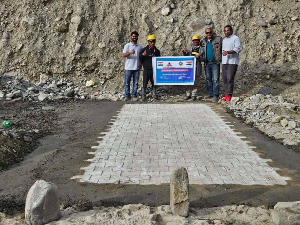 Carbon negative construction startup India