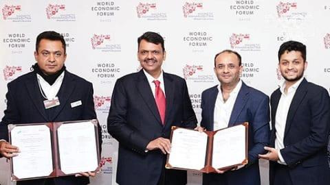 Adani Group Maharashtra investment Davos