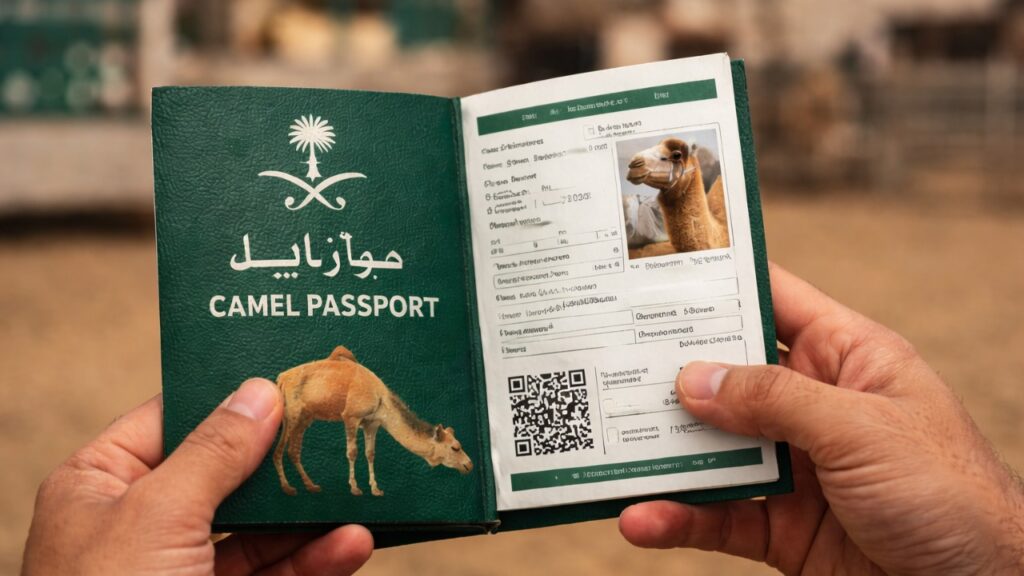 Saudi Arabia Camel Passport