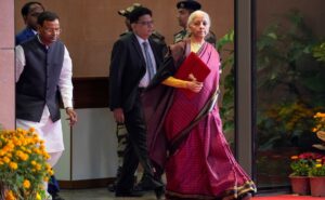 Nirmala Sitharaman Budget Saree