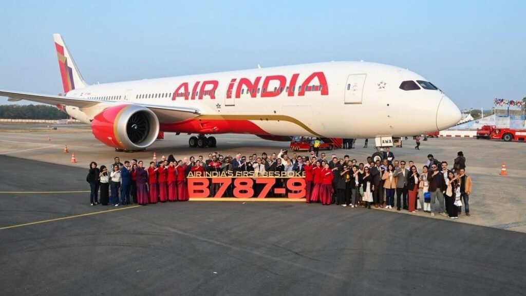 Air India Customized Boeing Dreamliner