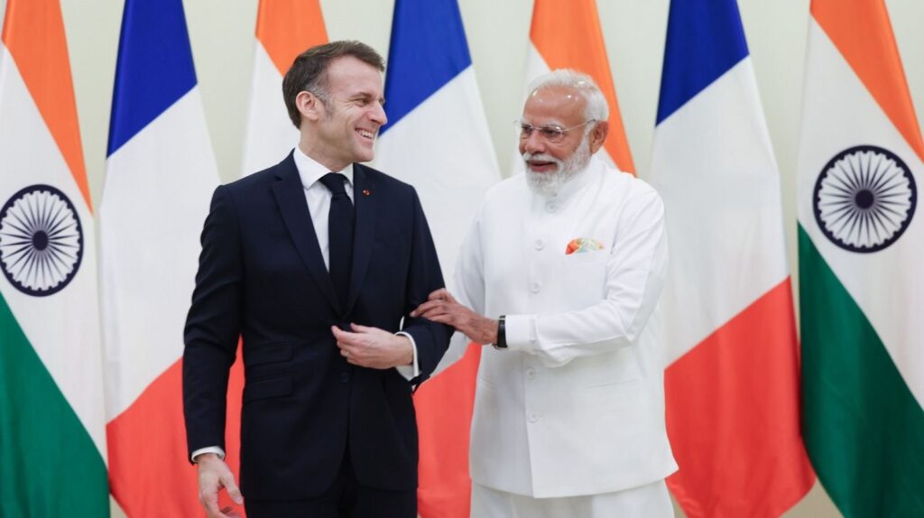 Modi Macron Meeting