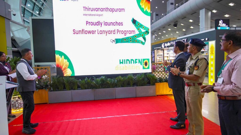 Hidden Disabilities Sunflower Project Thiruvananthapuram Airport