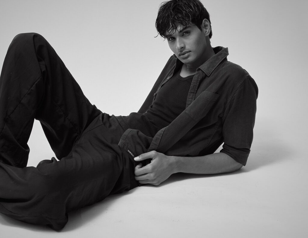 Shubham Vaidkar Armani model