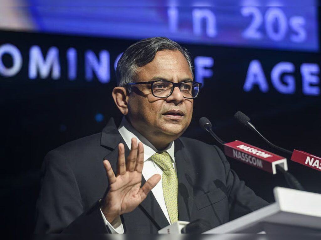 N Chandrasekaran TCS AI Strategy