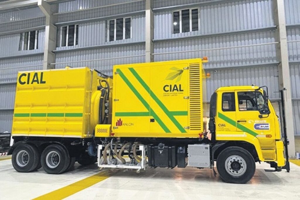 CIAL Runway Rubber Removal Machine