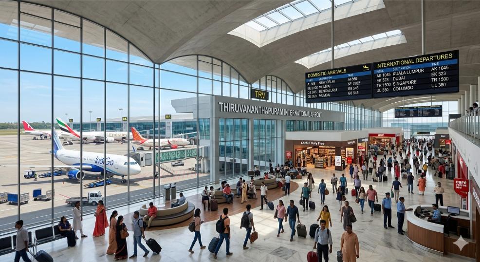 രാജ്യാന്തര സർവീസുകളിൽ 10% വർധനയുമായി തിരുവനന്തപുരം