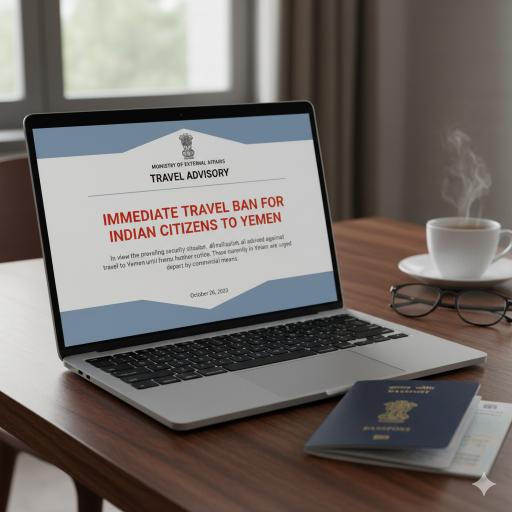 Indian travel ban to Yemen
