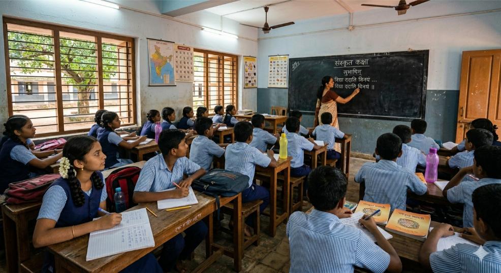 Official Status of Sanskrit in Indian States