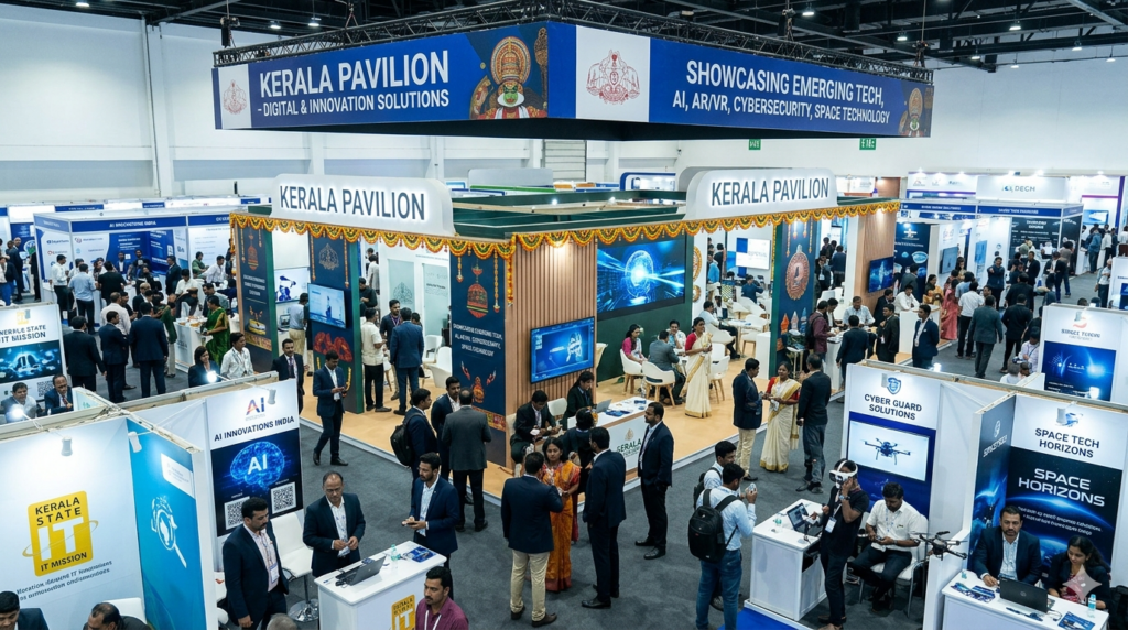 Kerala’s IT delegation is seeking investments at the 33rd Convergence India Expo in Delhi
