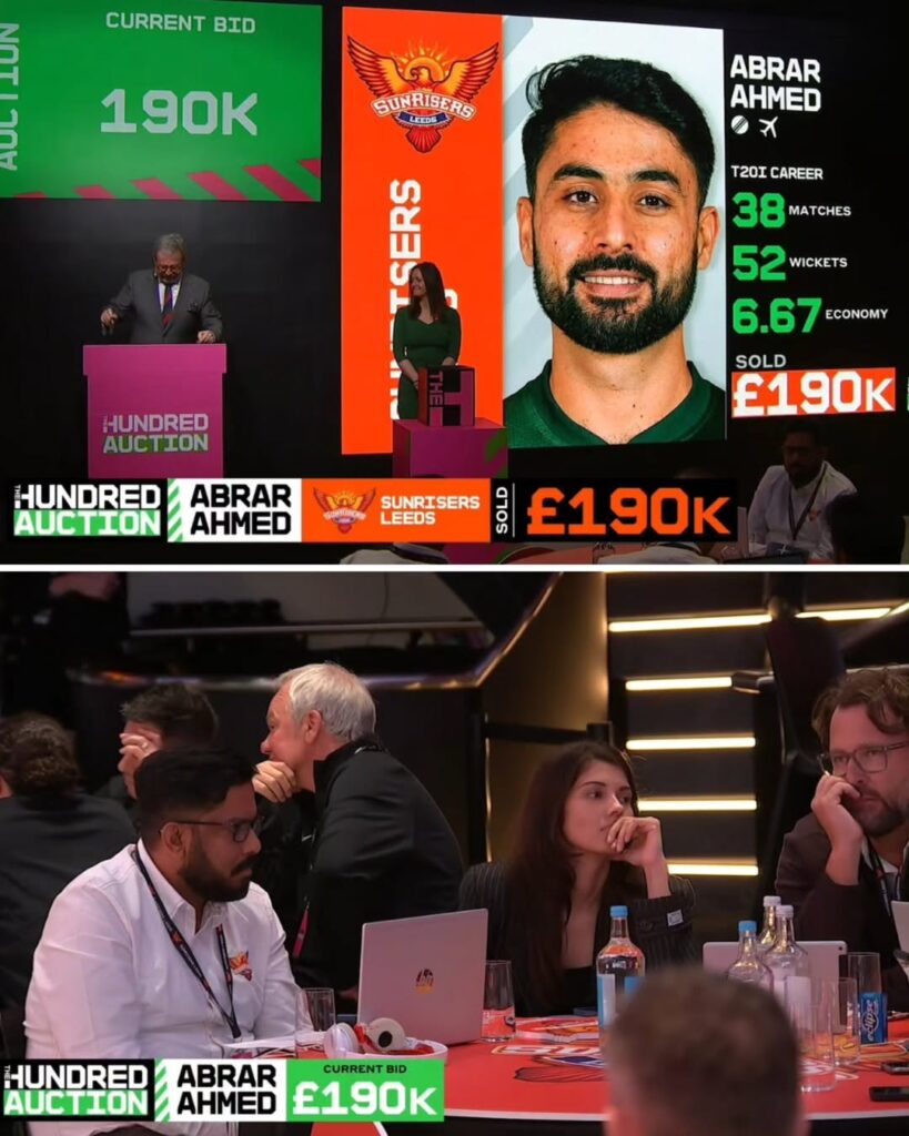 Sunrisers Leeds Abrar Ahmed signing backlash