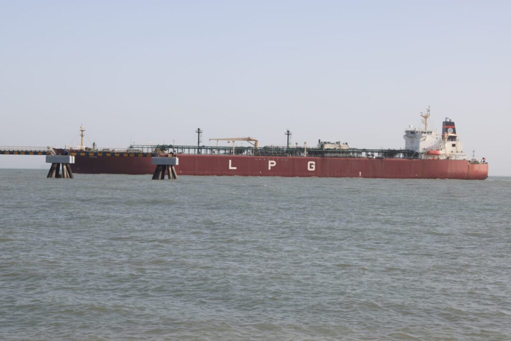 lpg tanker shivalik reaches gujarat port