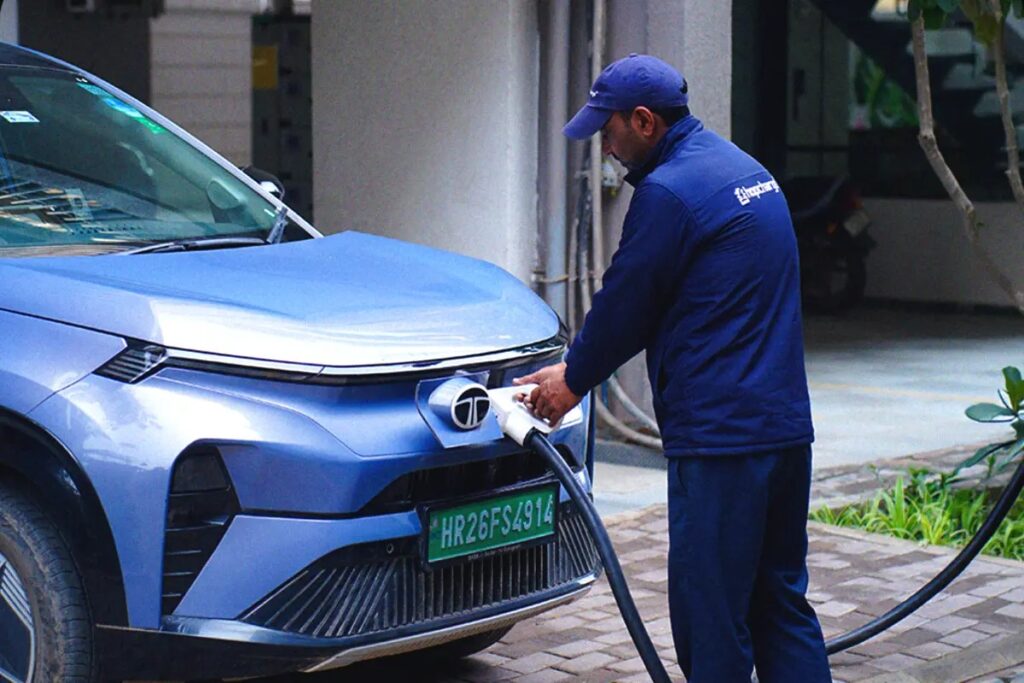 Tata doorstep EV charging service
