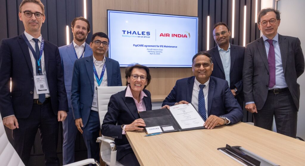 Air India Thales In-Flight Entertainment Deal