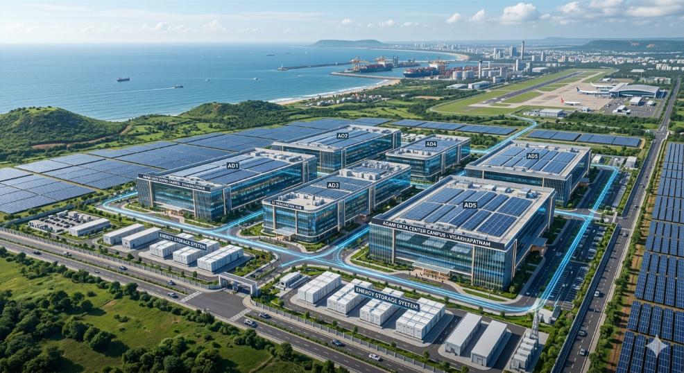 Reliance AI Data Centre Visakhapatnam