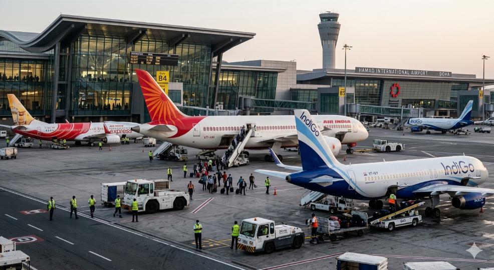 Resumption of Flights to Doha from India